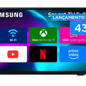 Smart TV 43 Samsung Full 43F6000F HD Tizen Hyper Real 2 HDMI